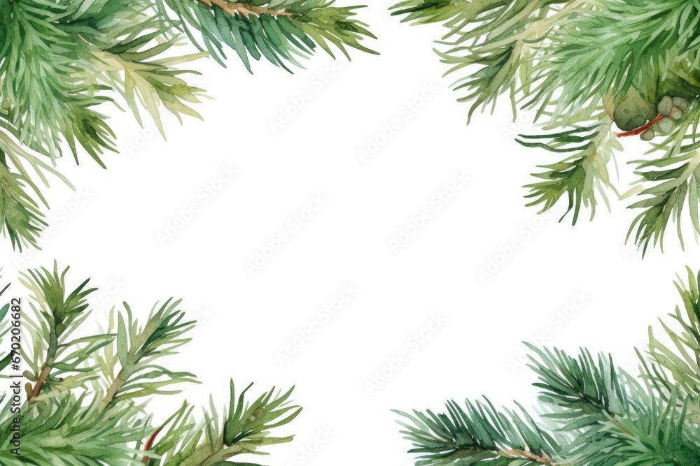 A beautiful watercolor painting of a pine tree. Perfect for nature enthusiasts and art lovers alike A beautiful watercolor painting of a pine tree. Perfect for nature enthusiasts and art lovers alike