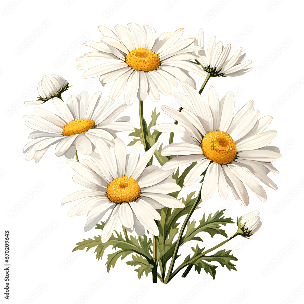 Fototapeta premium bouquet of daisies