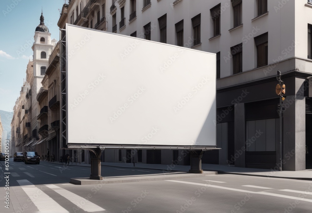 advertising billboard on the street advertising billboard on the street blank billboard on city streets