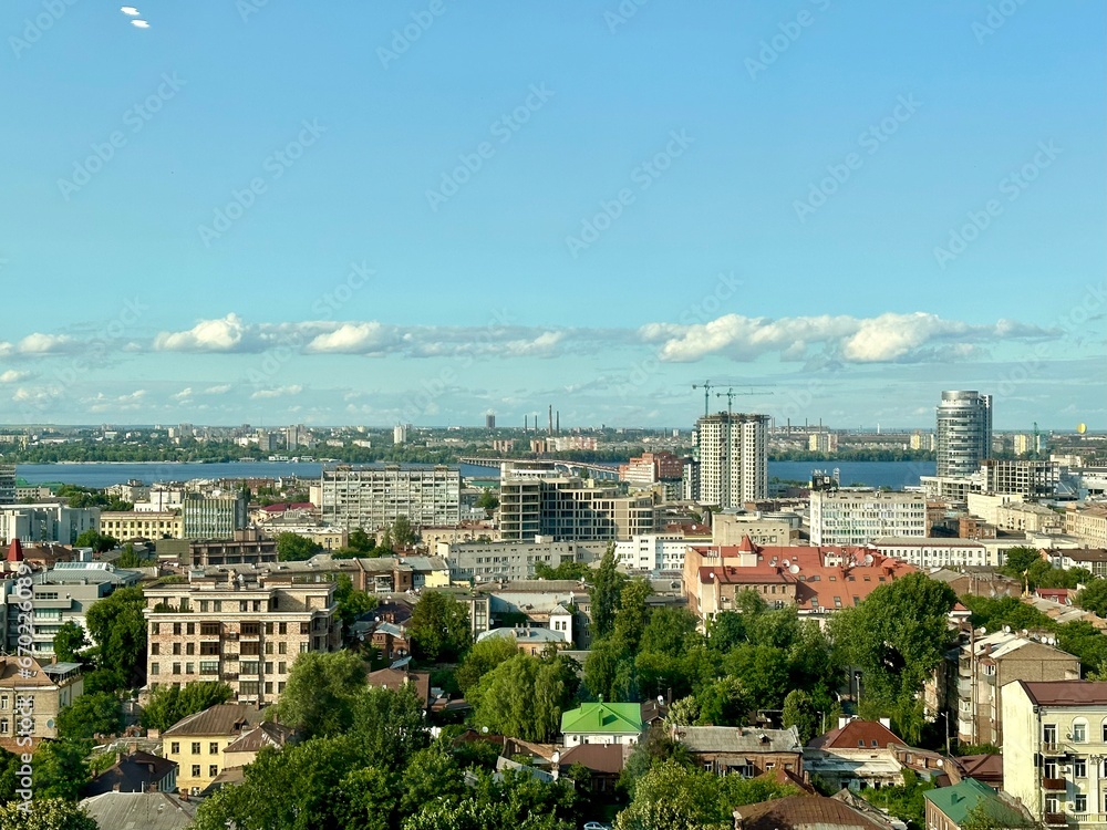 view of the city Dnipro