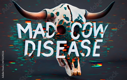 Mad cow disease photo