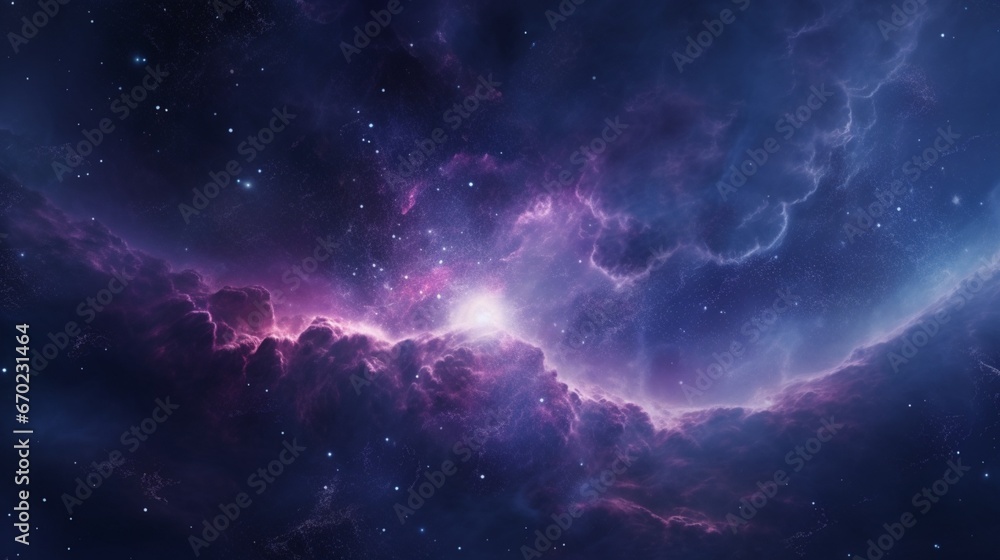 A Velvet Violet-themed cosmic event, with celestial bodies, nebulae, and galaxies colliding in a breathtaking cosmic display.