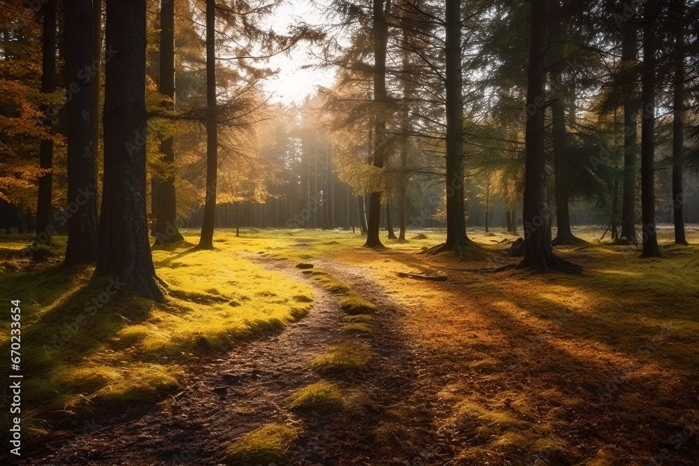 Obraz premium Autumn forest