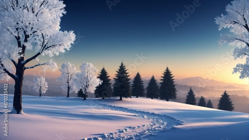 Wallpaper Mural Winter Themed background/wallpaper Torontodigital.ca