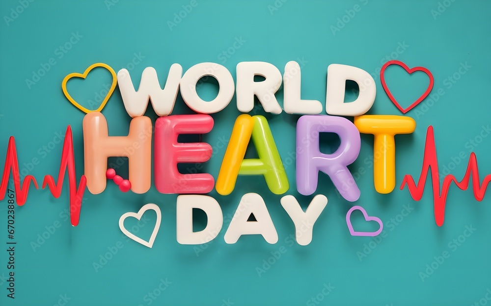 Obraz premium World Heart day