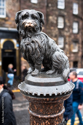 This statue of Greyfriars Bobby in Edinburgh. photo