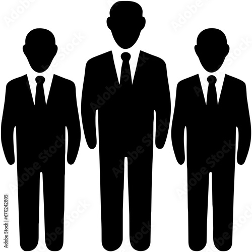 business people silhouettes