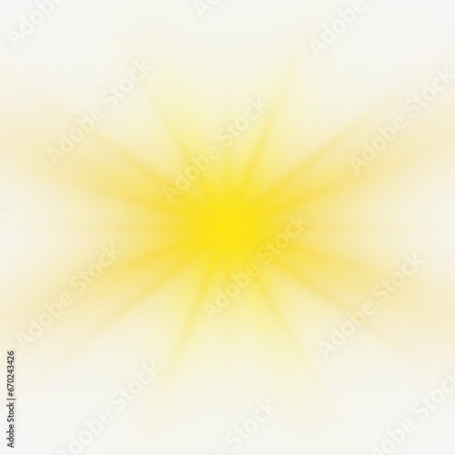Transparent abstract sun flare light