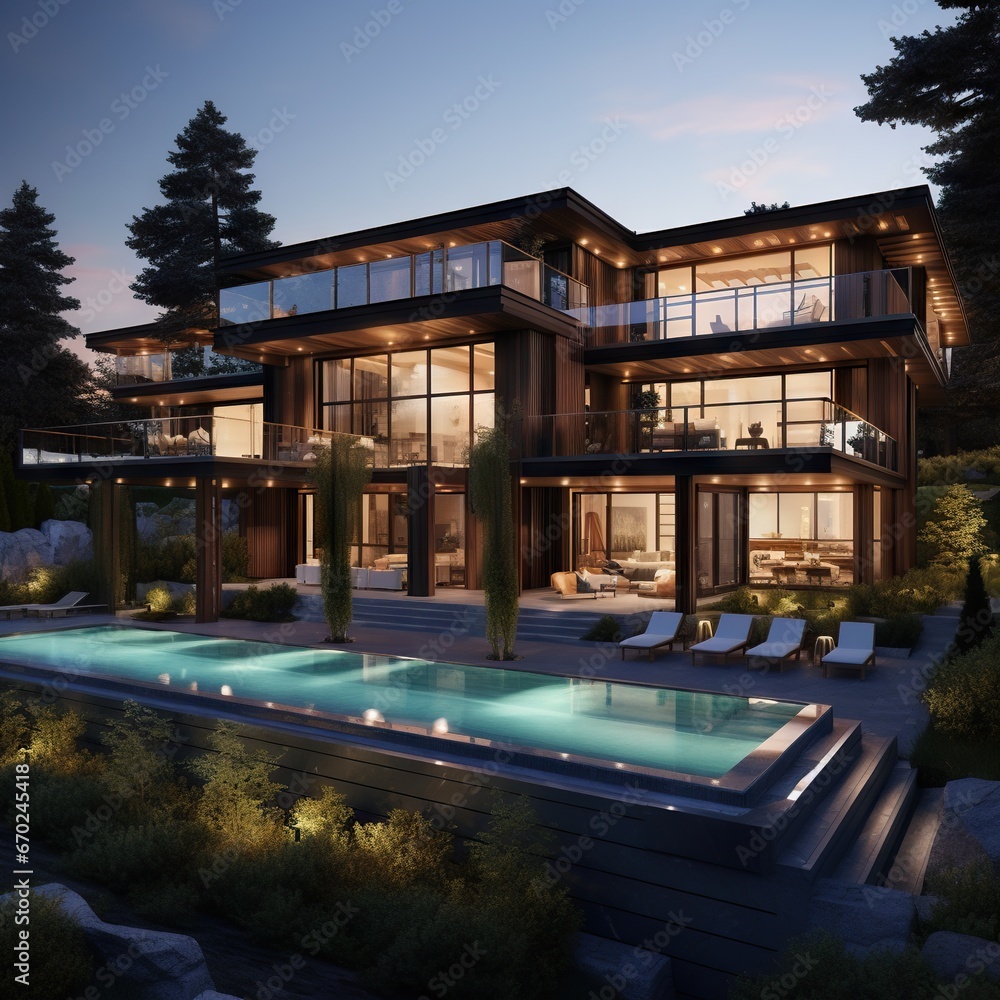 a two storey amenity building located in West Vancouver