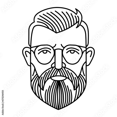 Bearded man