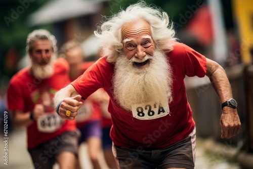 Inspirational Elderly Runners. Breaking Barriers with Dynamic Races on the Track