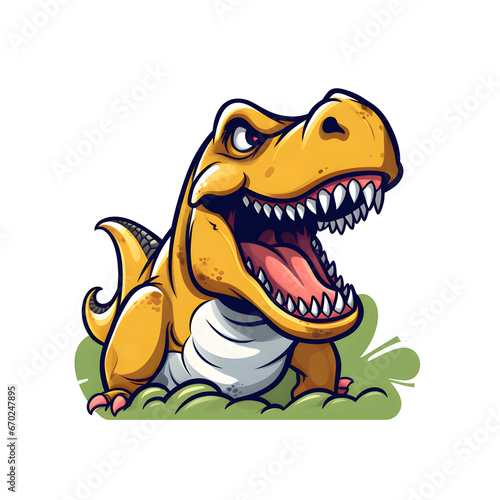 T-Rex in transparent background, Icon