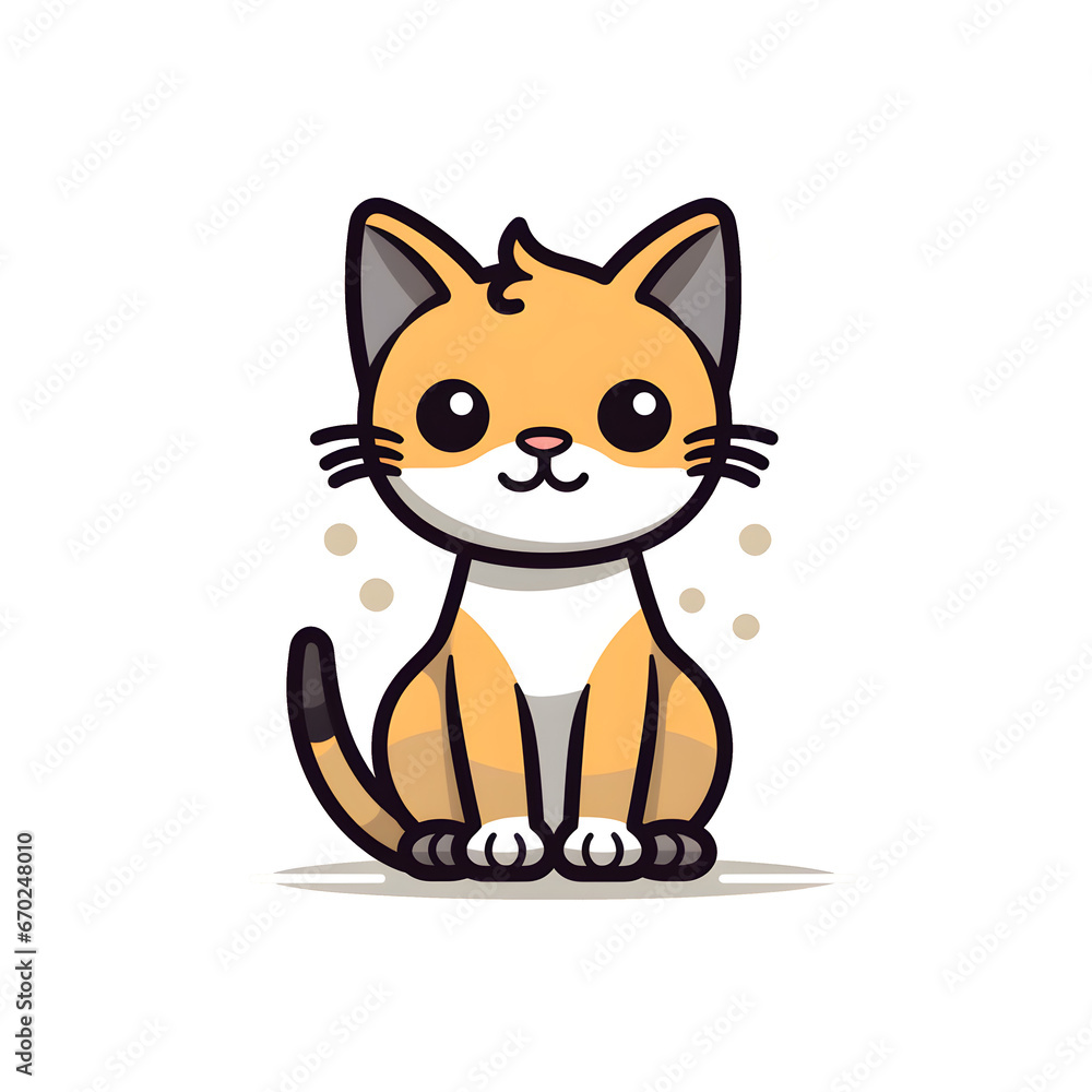Cat in transparent background, Icon Cat in transparent background, Icon