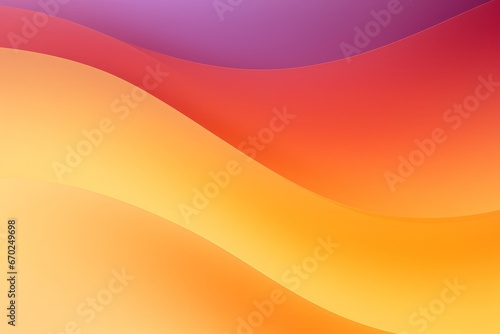 Vibrant Gradient Background in Bright Orange and Beautiful Yellow with a Touch of Light Purple and Dark Indigo