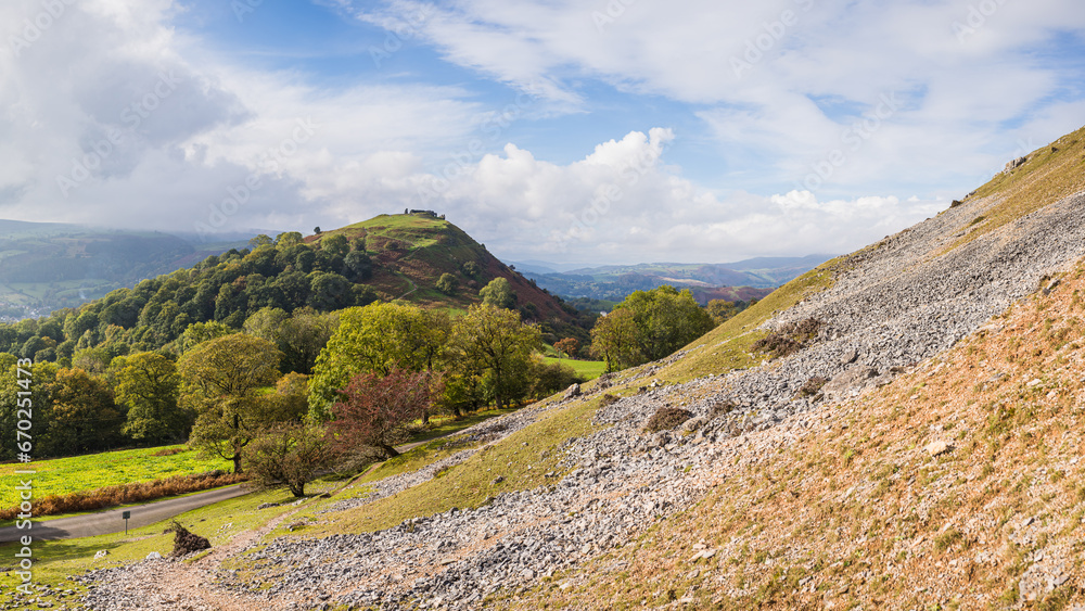 Slopes around Castell Dinas Bran
