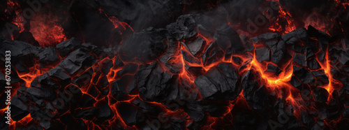 coal and fire background photo