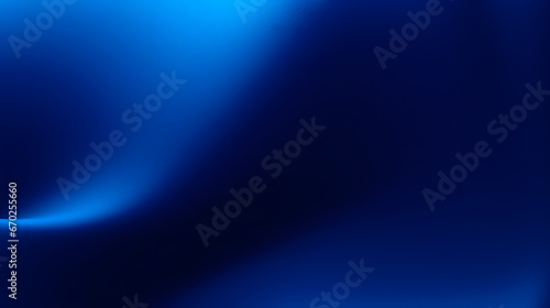 Black dark azure cobalt sapphire blue abstract background. Color gradient. Geometric shape. Wave, wavy curved line. Rough grunge grain noise. Light neon metallic shine shimmer bright. Design.