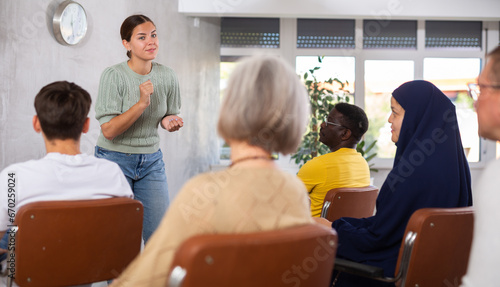 Photos Woman tells an interesting story