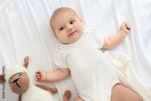Little cute baby with toy l...