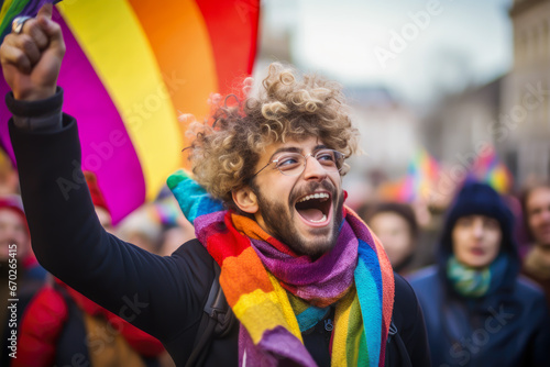 Support LGBTQ in winter rights embrace diversity.