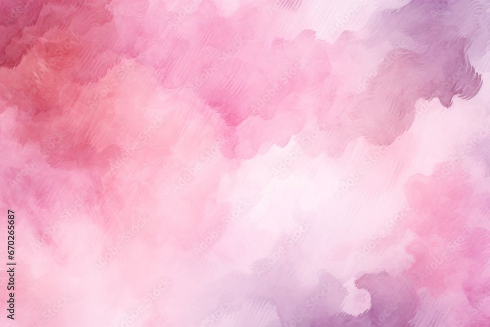 Pastel Abstract Watercolor Art Background with Purple, Magenta, Pink, Peach, Coral, Orange, Yellow, Beige, and White Tones