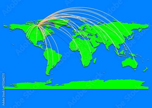 Gjoa Haven, Canada map - Concept map for Gjoa Haven, Canada on World map. Suitable for export concepts. File is suitable for digital editing and prints of all sizes. photo