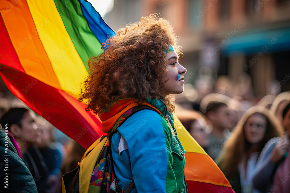 Support LGBTQ in street rights embrace diversity. Support LGBTQ in street rights embrace diversity.