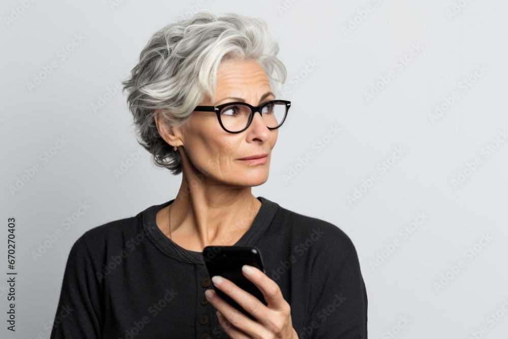 senior old woman doubtful, thinking or choosing concept senior old woman doubtful, thinking or choosing concept