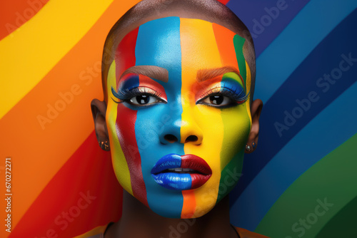 Support LGBTQ in art portrait rights embrace diversity.