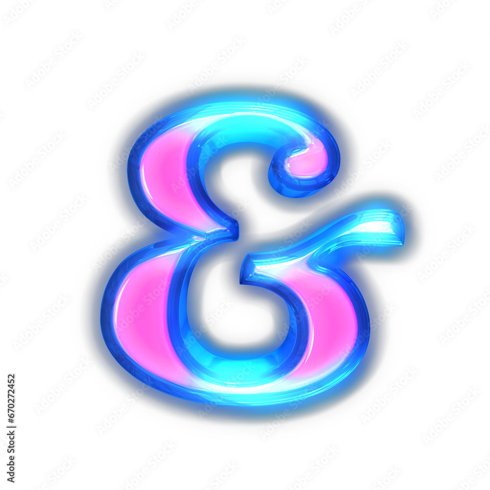 Pink symbol glowing around the edges Pink symbol glowing around the edges