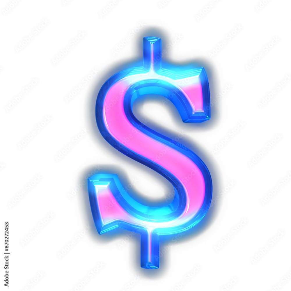 Pink symbol glowing around the edges Pink symbol glowing around the edges
