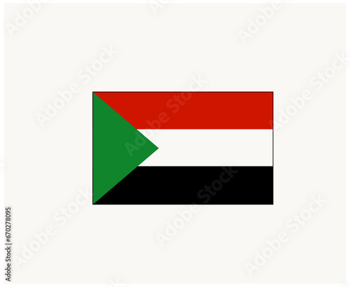 Free Download Sudan Flag Symbol Emblem Africa country Icon Vector Illustration Abstract Design Element - GFXLoad