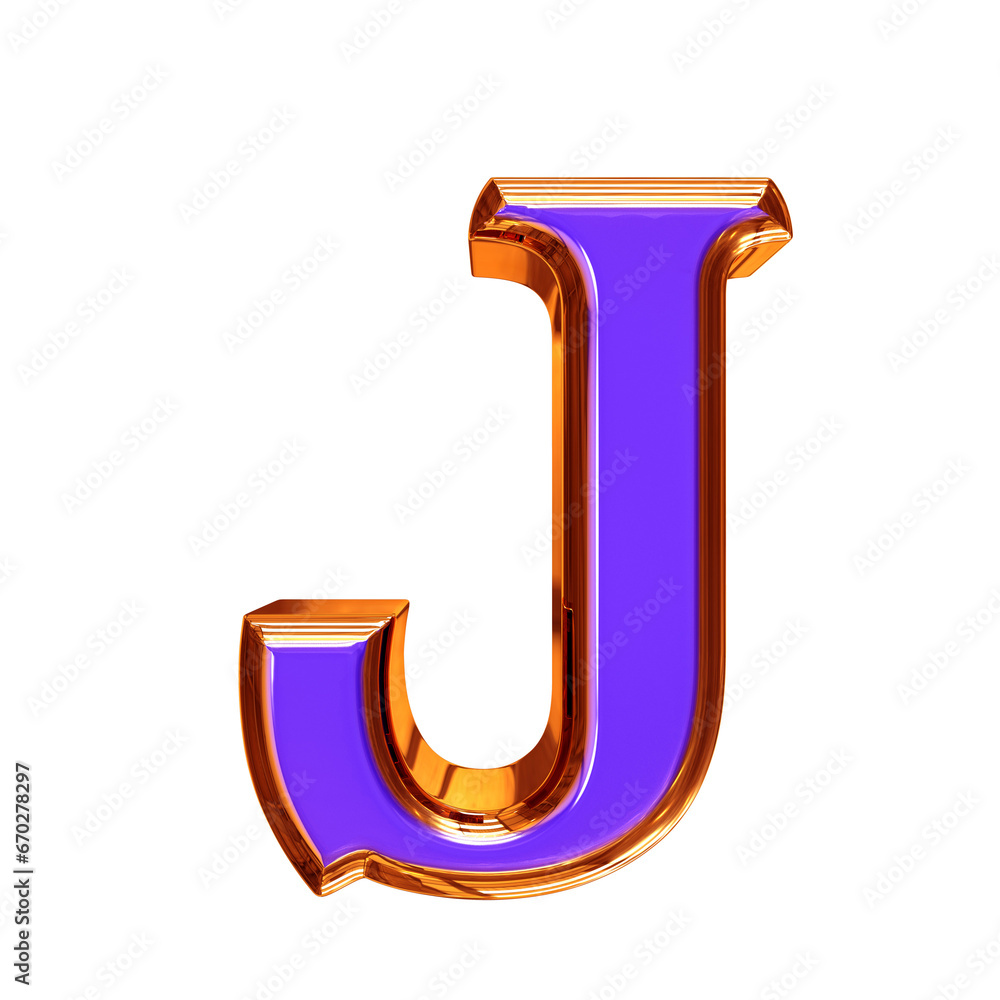 Blue symbol in a redheaded frame. letter j Blue symbol in a redheaded frame. letter j