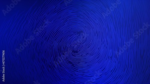 blue background with fingerprint pattern