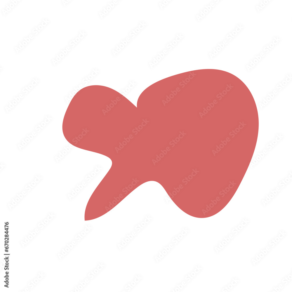 Muted red abstract shapes vector Muted red abstract shapes vector