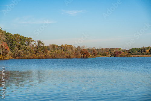 Autumn Trees on the Lake