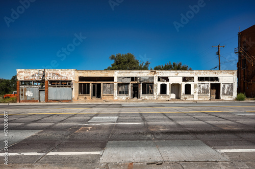 Abandoned buildings in Chilicothe, Texas