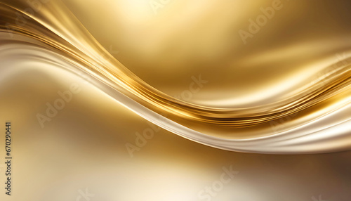 abstract background with waves of white gold color in high resolution, design for print,