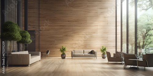 modern living room Generative Ai
