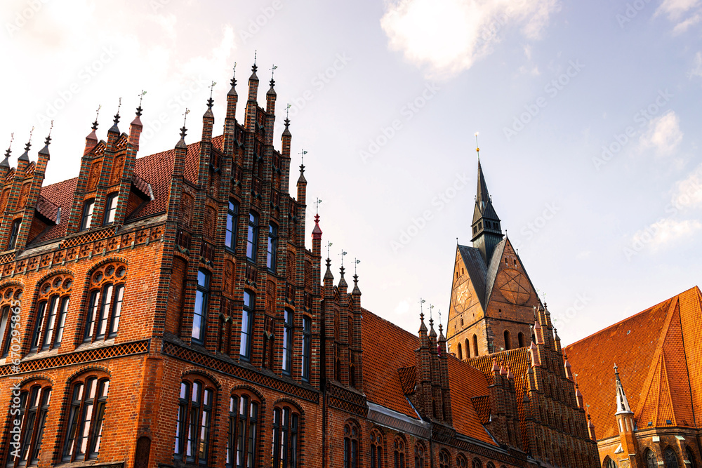 Fototapeta premium the historic german city of hannover germany