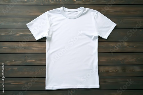 background wooden shirt t white blank advertising apparel buy casual attire children clean clothes colours copy cotton design empty fabric fashion garment image laundry material modern