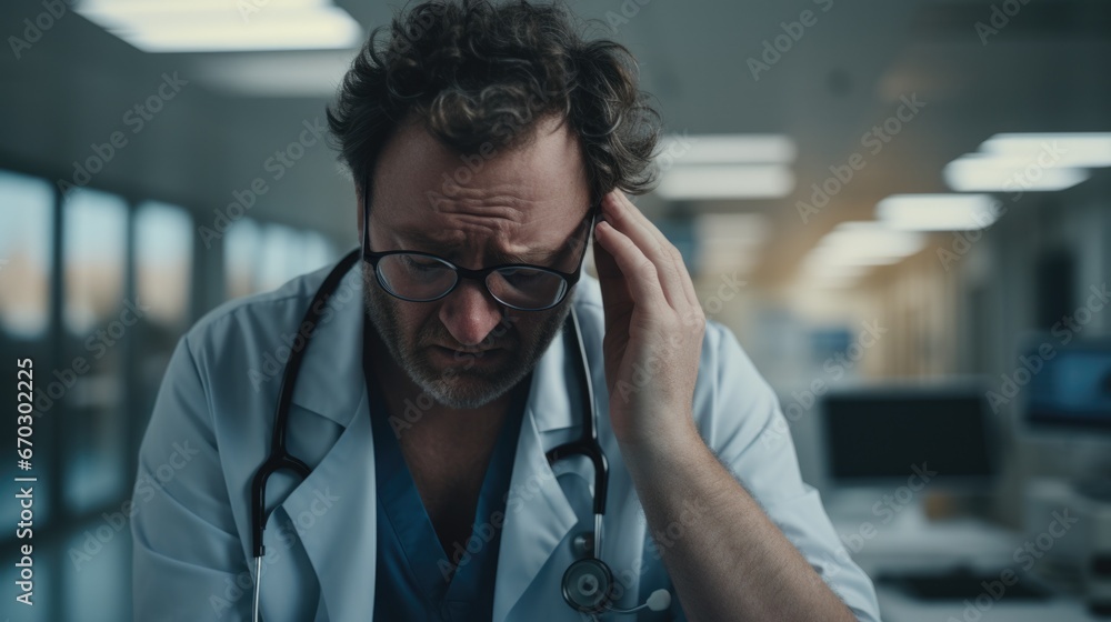 person expressing concern in a hospital room generative ai person expressing concern in a hospital room generative ai