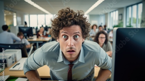 person expressing surprise generative ai