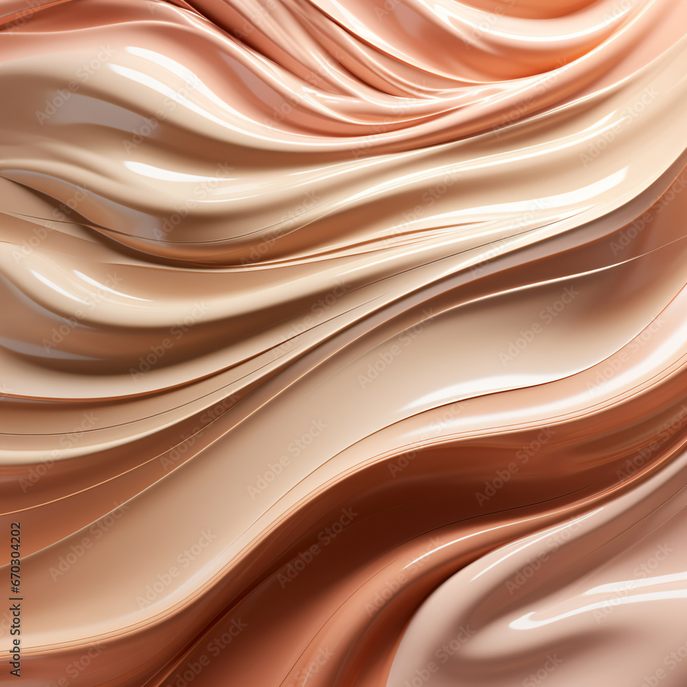close up of cosmetic product texture, waves, creative - Generative AI close up of cosmetic product texture, waves, creative - Generative AI