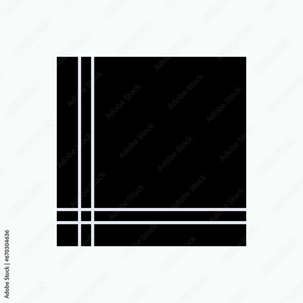 Handkerchief Icon. Sniffer Symbol - Vector. Handkerchief Icon. Sniffer Symbol - Vector.