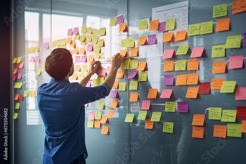 concept ux experience user board office do things notes sticky colorful plan strategy brainstorming designer web   background board brainstorm brainstorming business coach colours photo