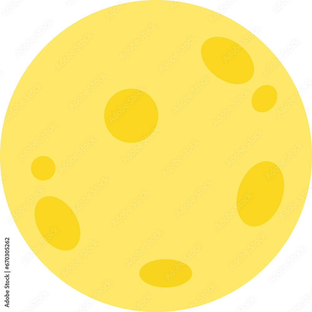 Full moon background cartoon illustration design Full moon background cartoon illustration design