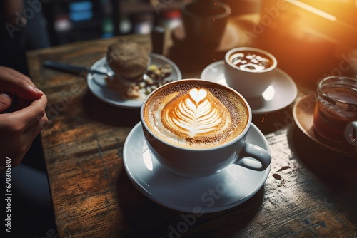 concept cappuccino latte restaurant cafe shop coffee beverage break cafes cappuccino cheerful cheer hot drink coffee break cafes communication contemporary cup discussion diversity drink