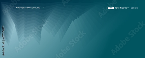 Flowing particles wave pattern of blue and black color isolated on a black background. Vector in concept of AI technology, science, and music.