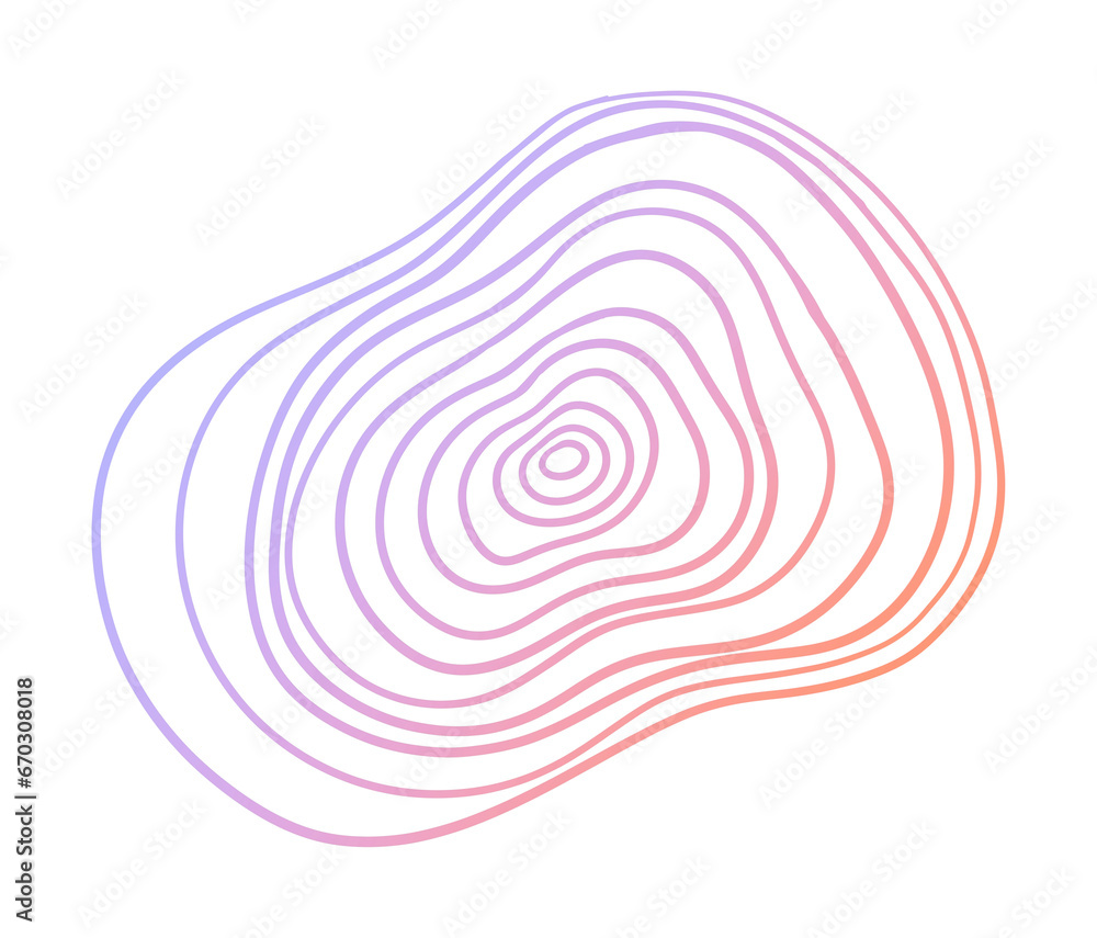 Fototapeta premium abstract contour line element